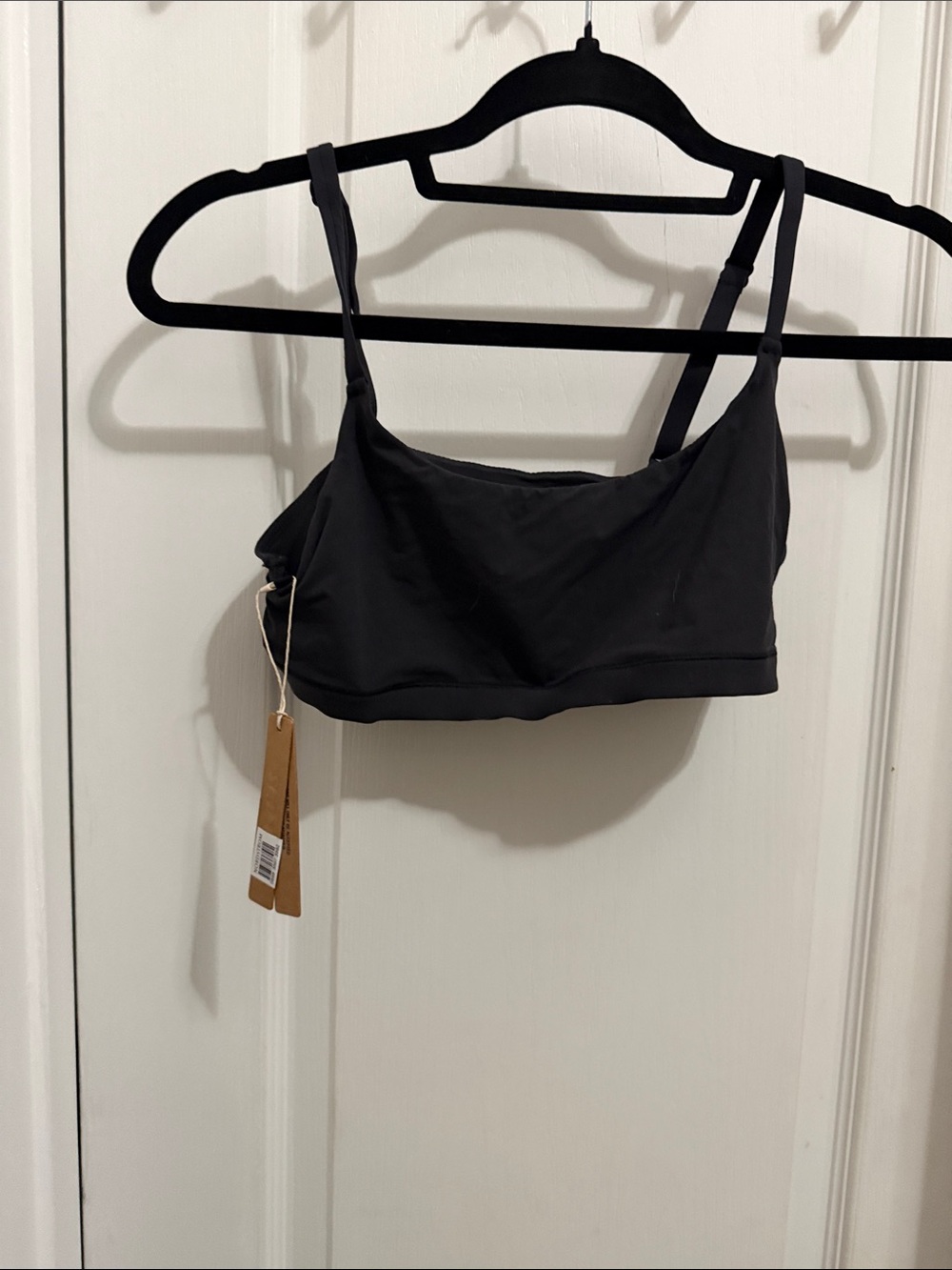 SKIMS Black Seamless Sport Bralette